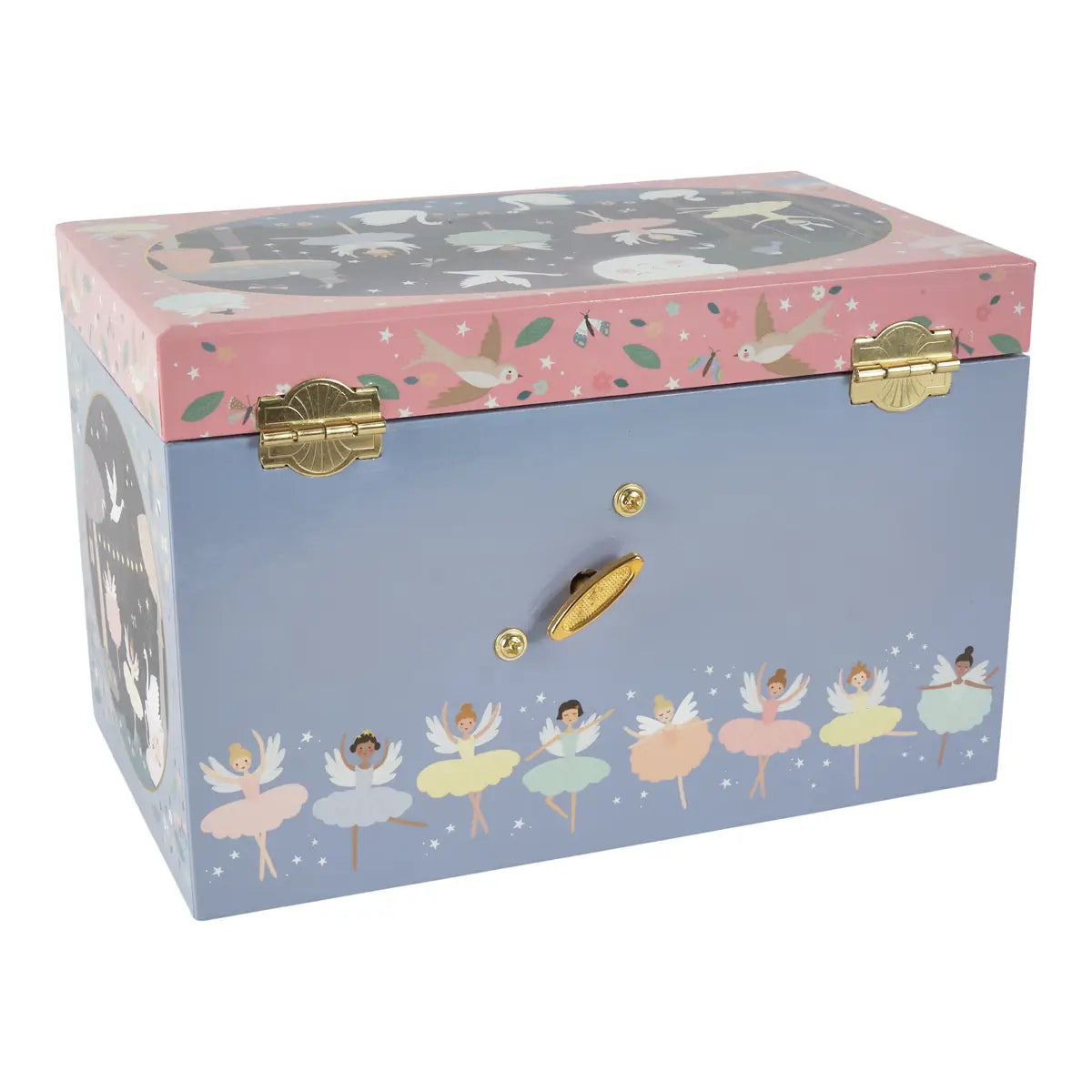 Musical Jewelery Box with 3 Drawers - Enchanted