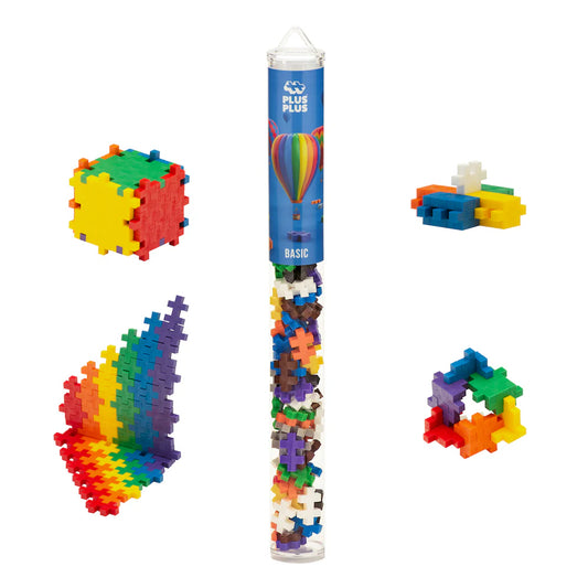70-Piece Jigsaw Toy Mix Tube by Plus Plus