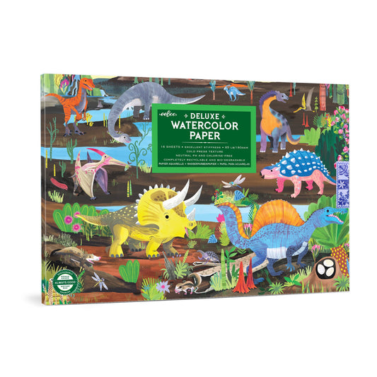 Dinosaur Watercolor Pad by eeBoo