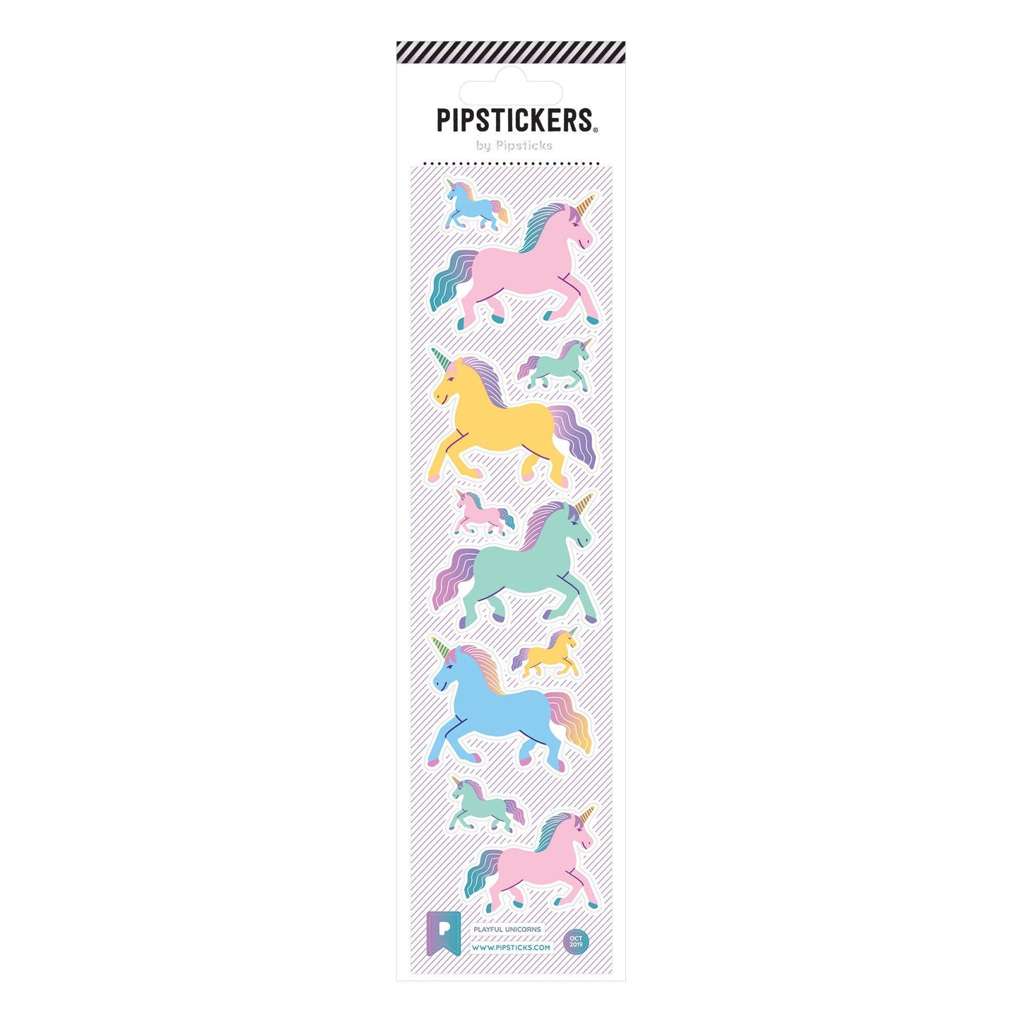 Playful Unicorns Pipstickers