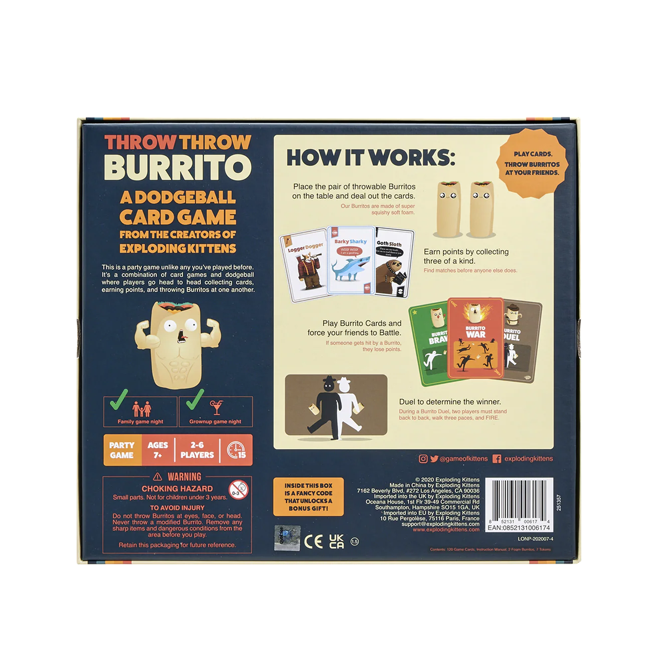 Throw Throw Burrito Game