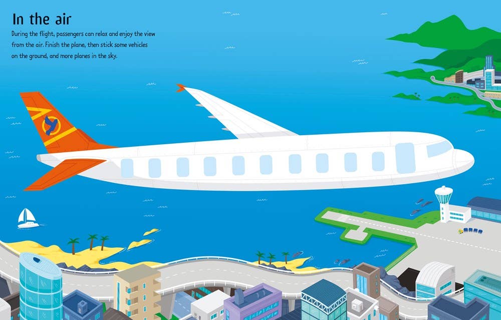 First Sticker Book: Airport by Usborne