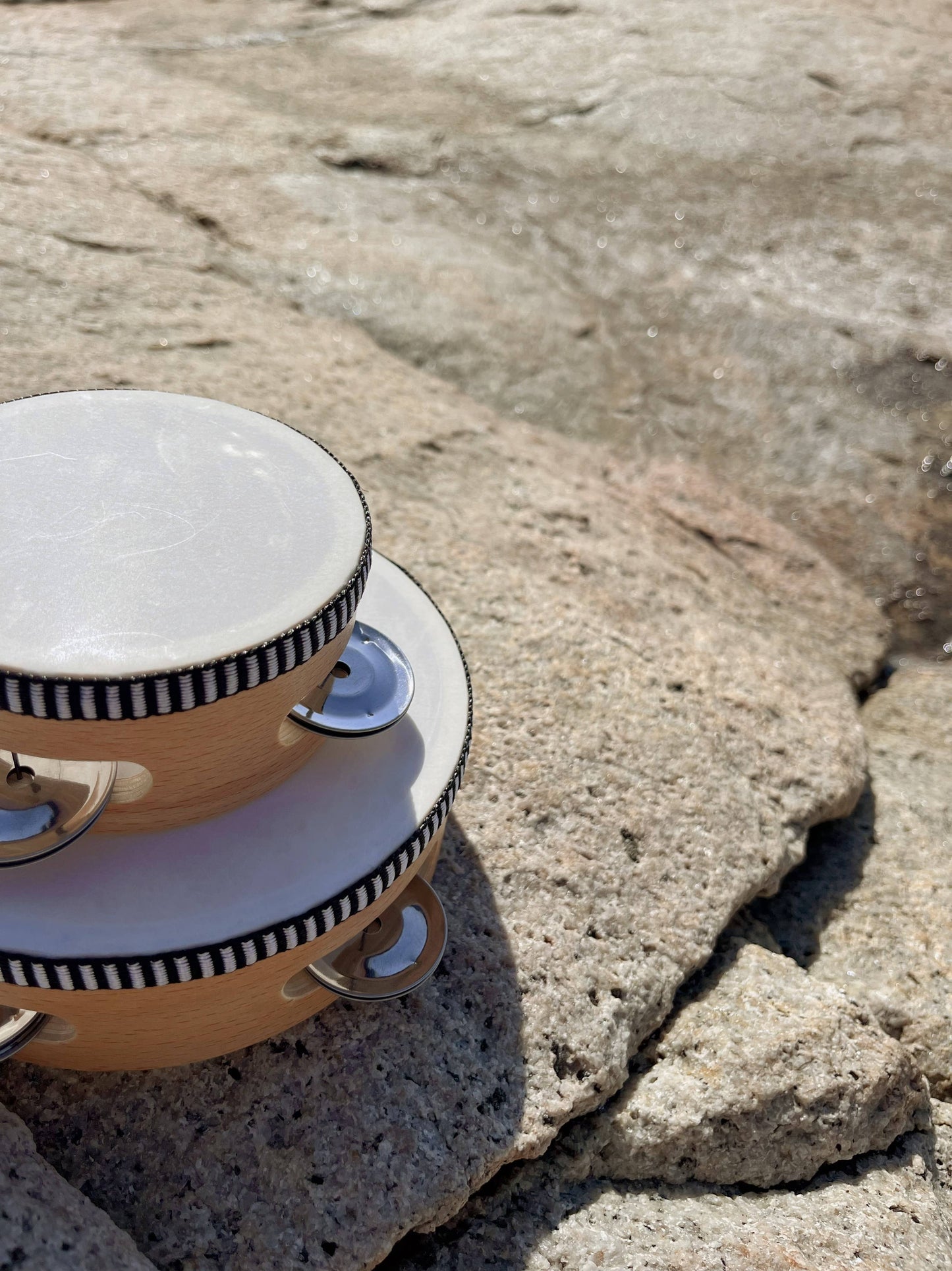 Mini Wooden Tambourine