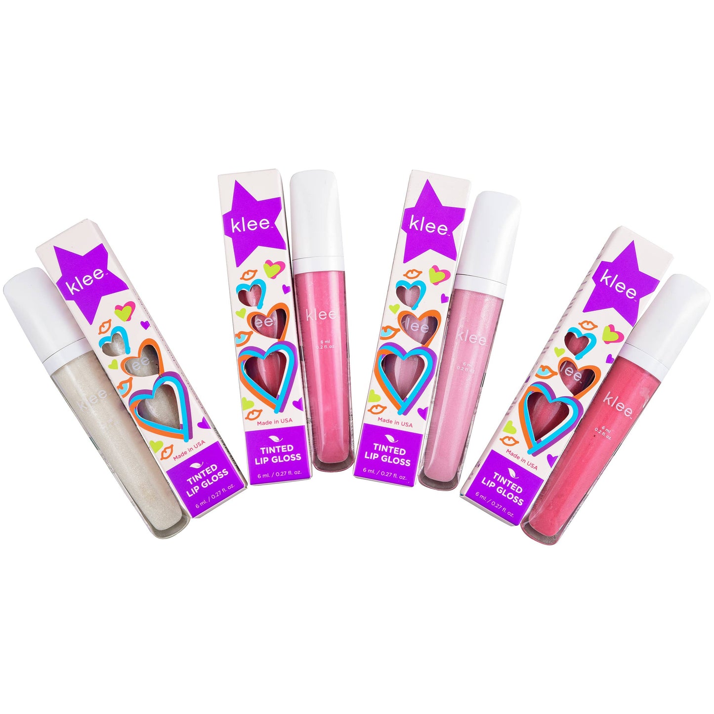 Natural Tinted Lip Gloss by Klee Naturals