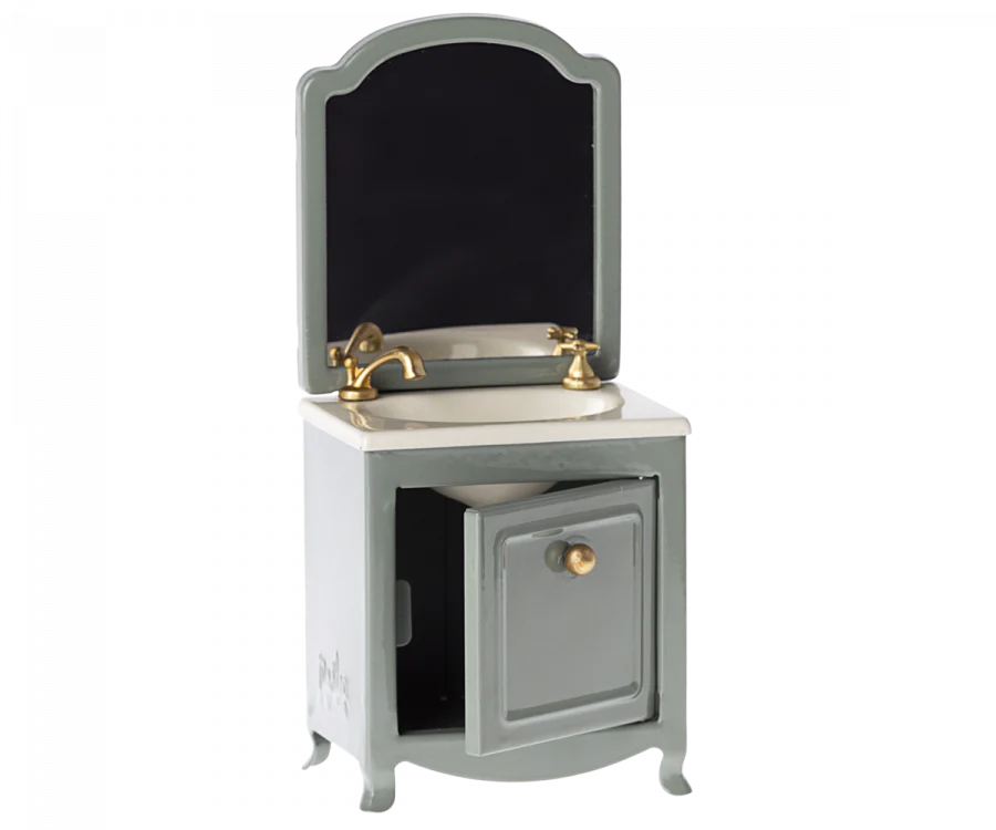 Sink Dresser, Mouse, Dark Mint, by Maileg