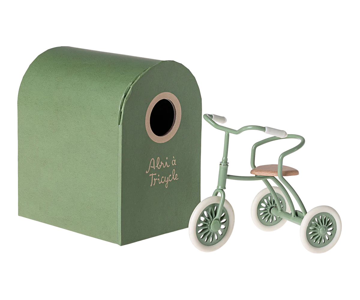 Abri à Tricycle, Mouse, Green, by Maileg
