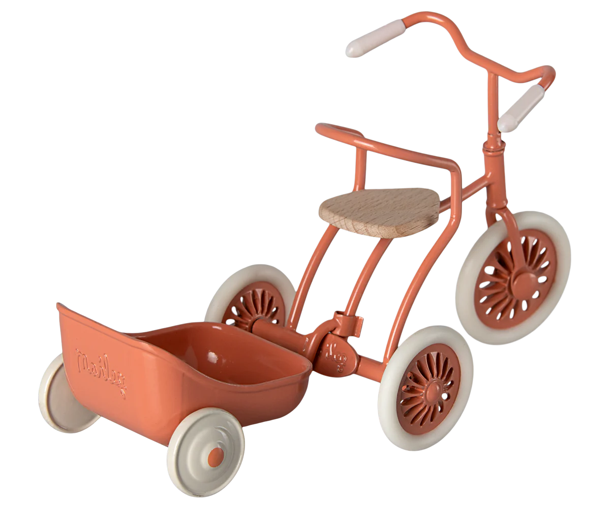 Tricycle Hanger, Mouse, Coral
