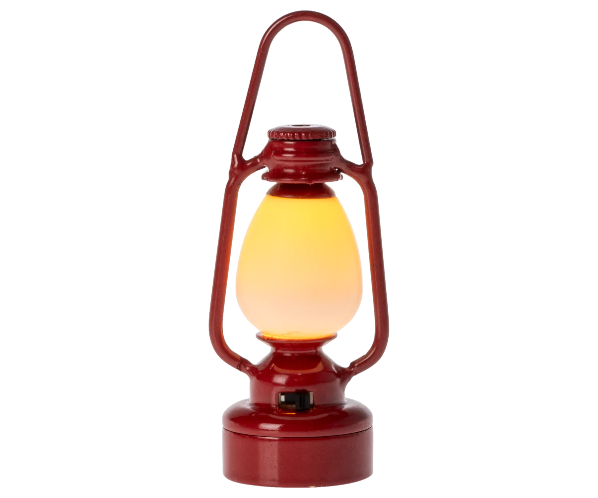 Vintage Lantern, Mouse, Red