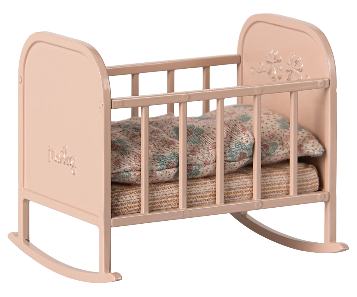 Baby Cradle (Light Rose) by Maileg