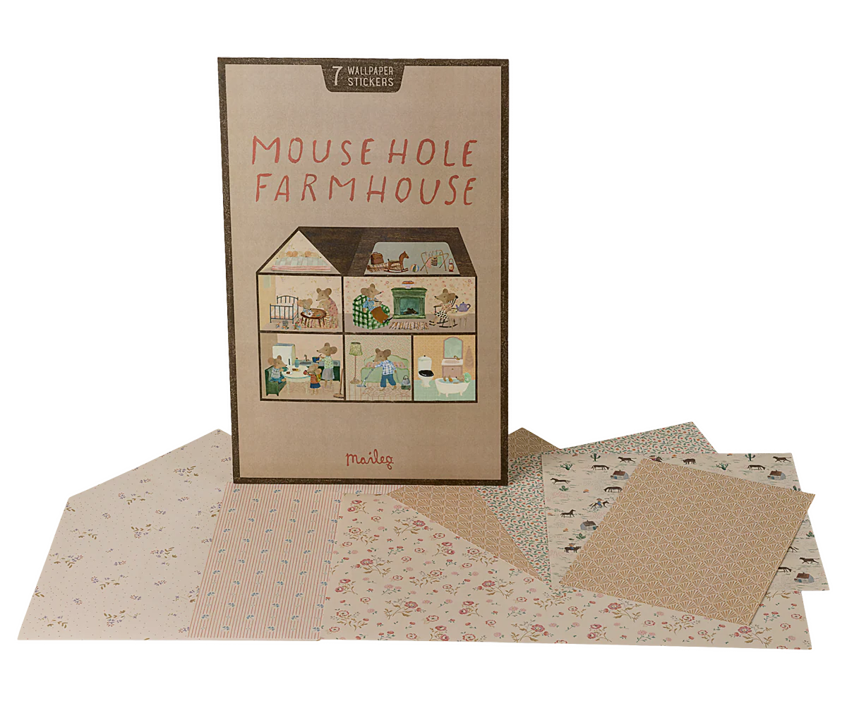 Mouse Hole Farmhouse Stickers by Maileg