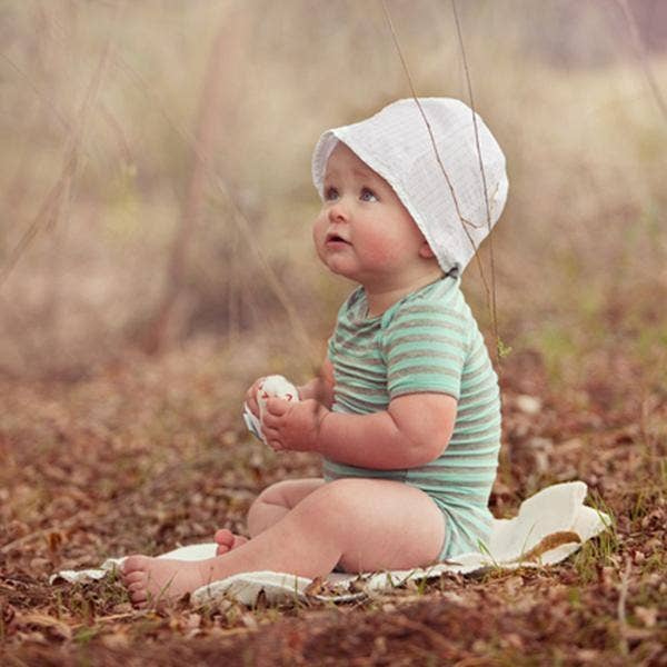 Organic Baseball Rattle by Estella NYC