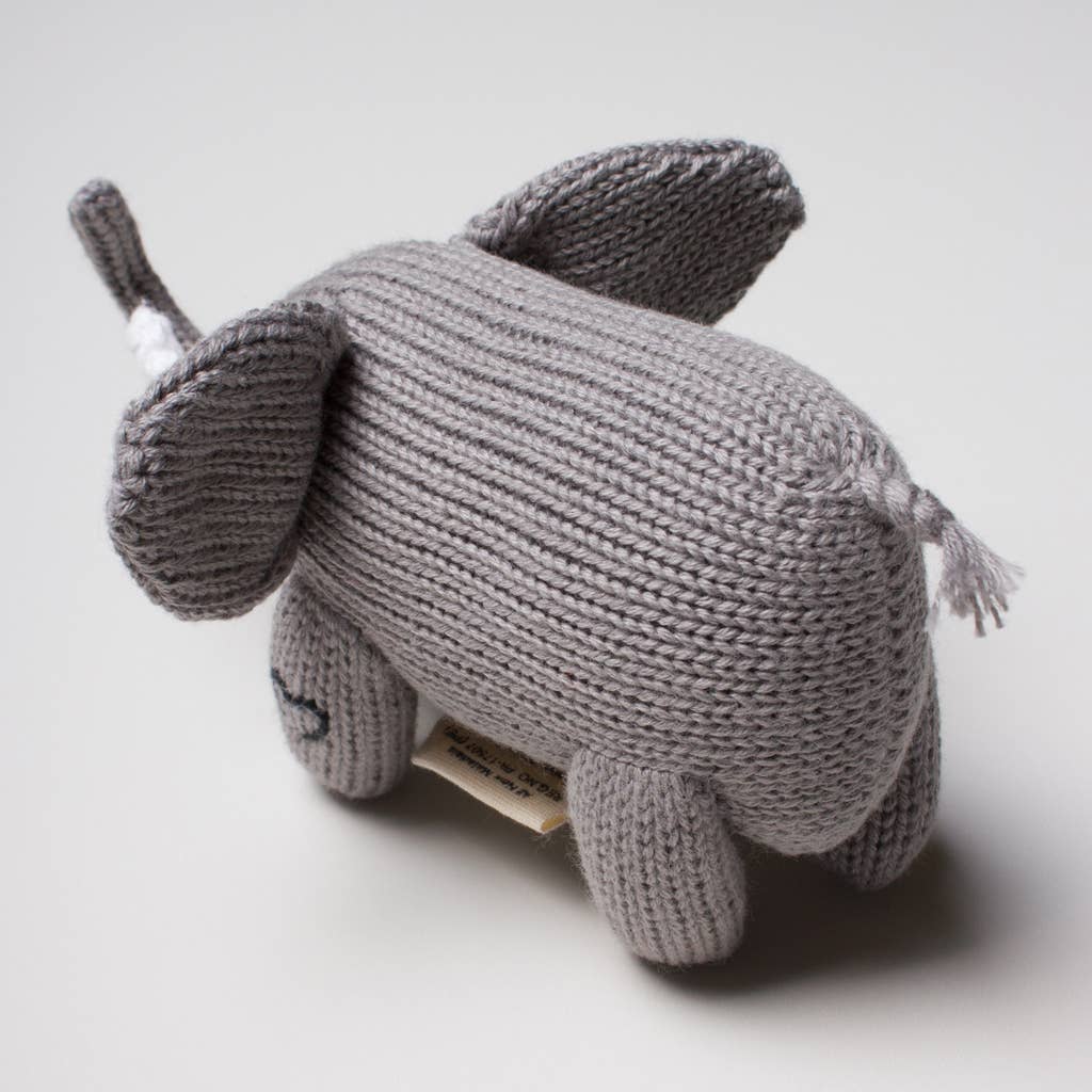 Organic Elephant Rattle by Estella NYC