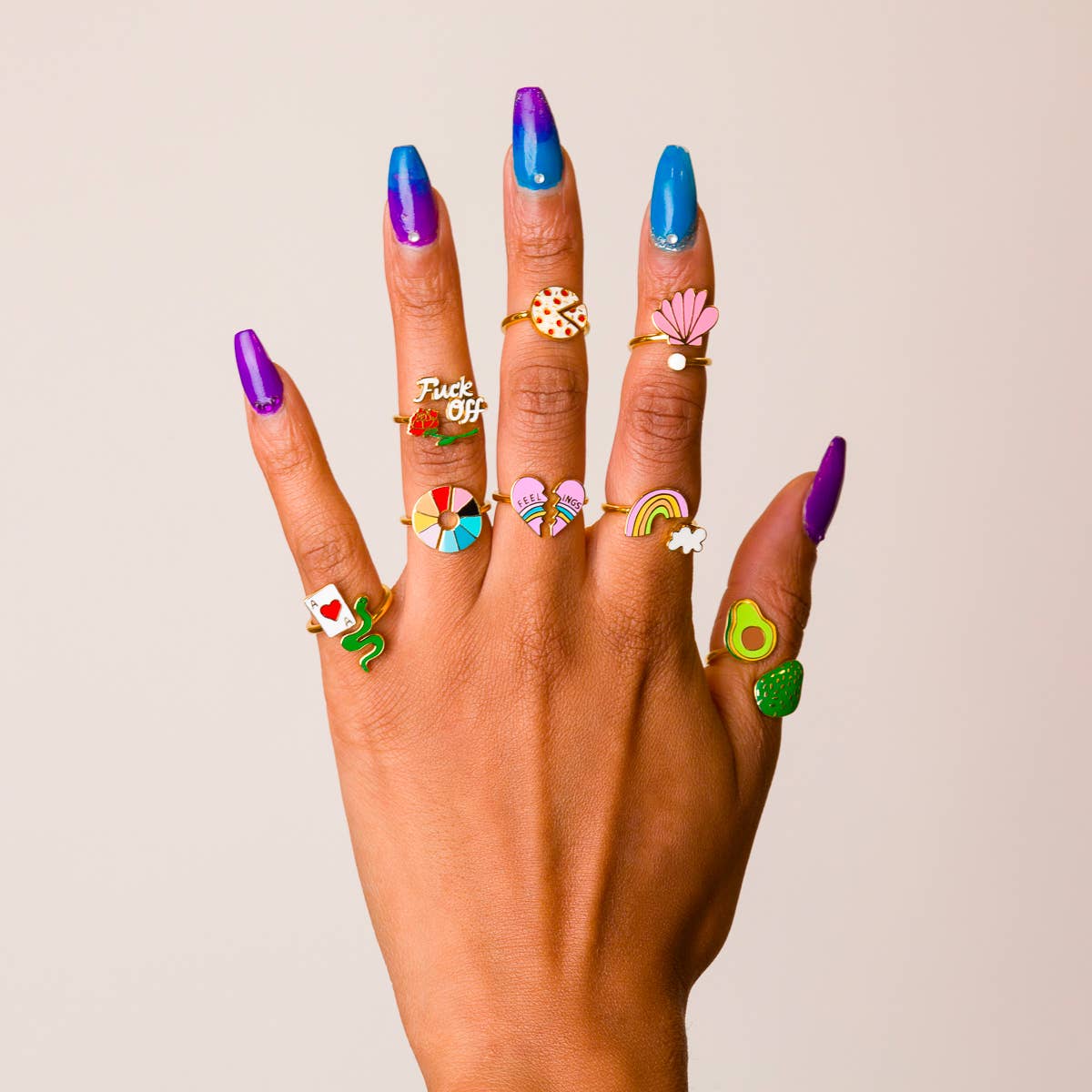 Fruits Adjustable Ring - Yellow Owl Workshop