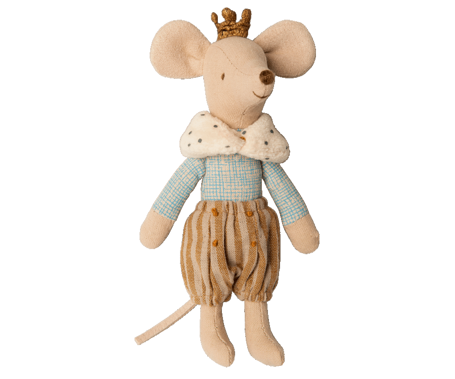 Prince Mouse, Big Brother, Light Blue, by Maileg