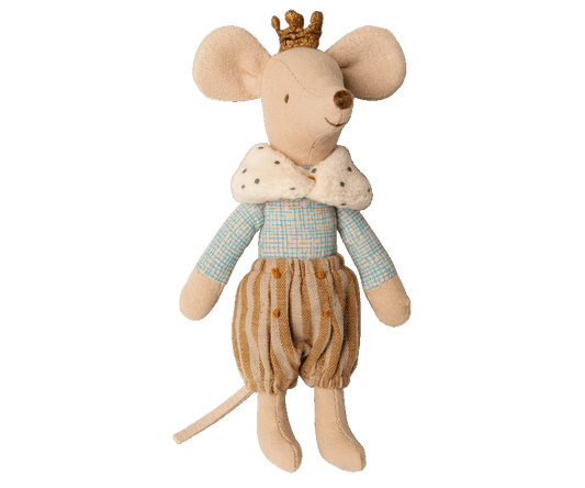 Prince Mouse, Big Brother, Light Blue, by Maileg