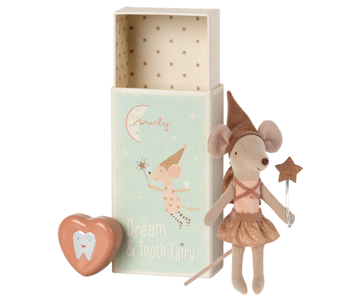 Tooth Fairy Mouse, Rose, by Maileg