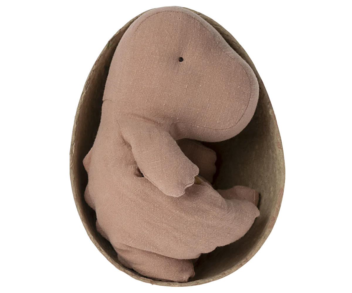 Gantosaurus in Egg, Small, Old Rose, by Maileg
