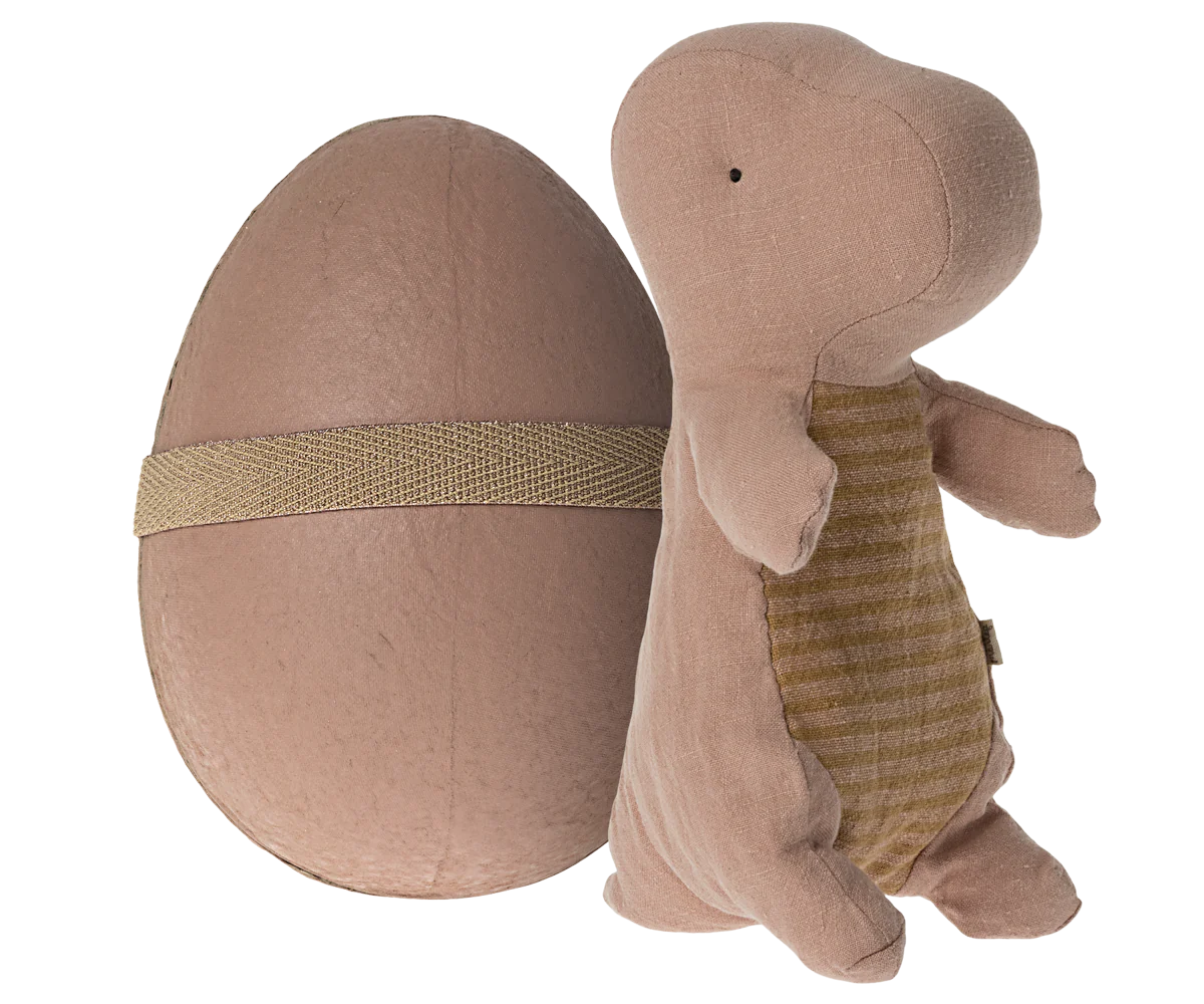 Gantosaurus in Egg, Small, Old Rose, by Maileg
