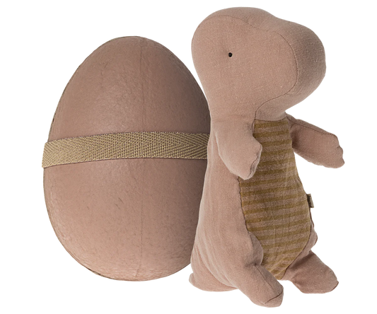 Gantosaurus in Egg, Small, Old Rose, by Maileg