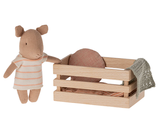 Pig in Box, Baby, by Maileg