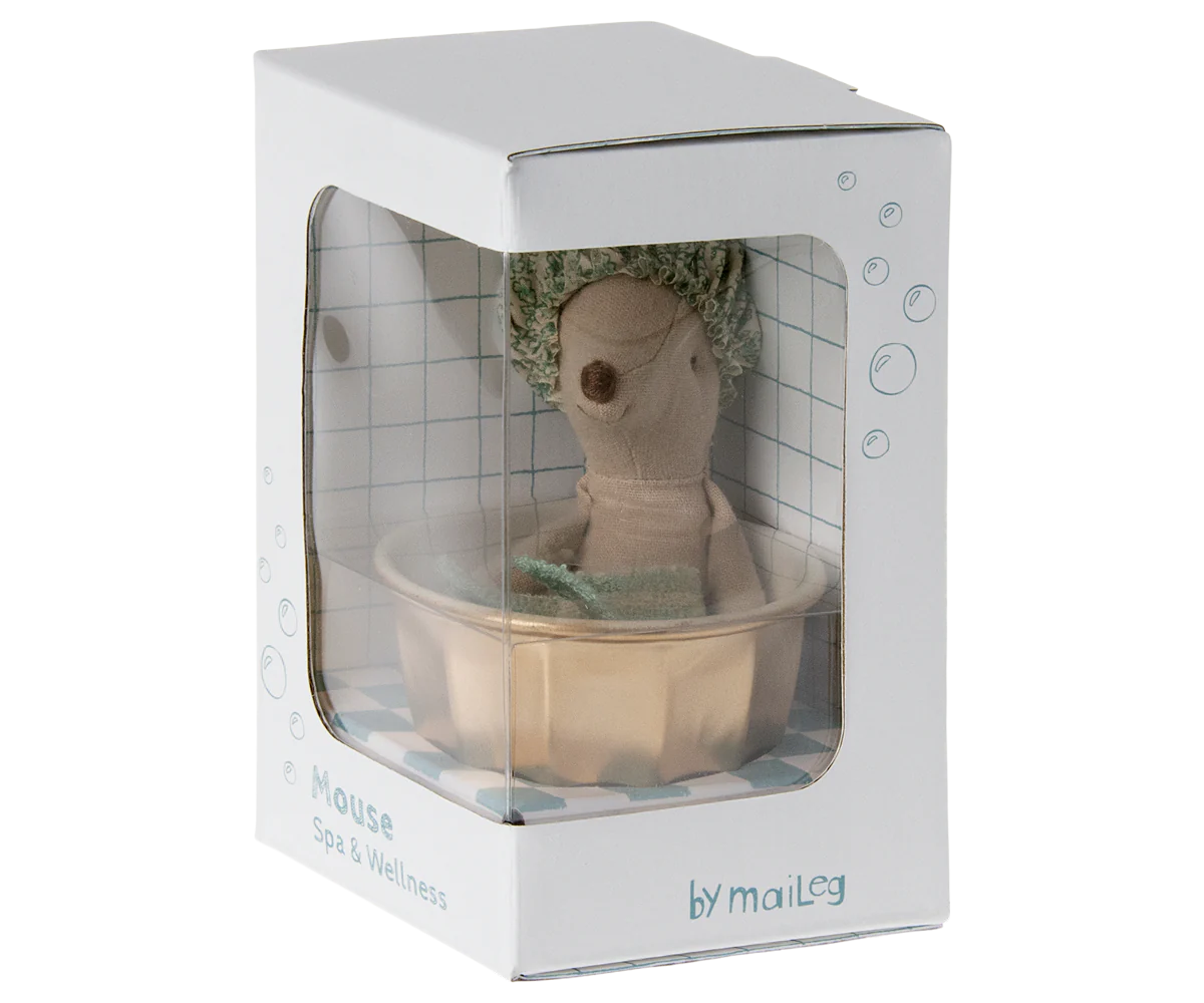 Wellness Mouse, Mint, by Maileg