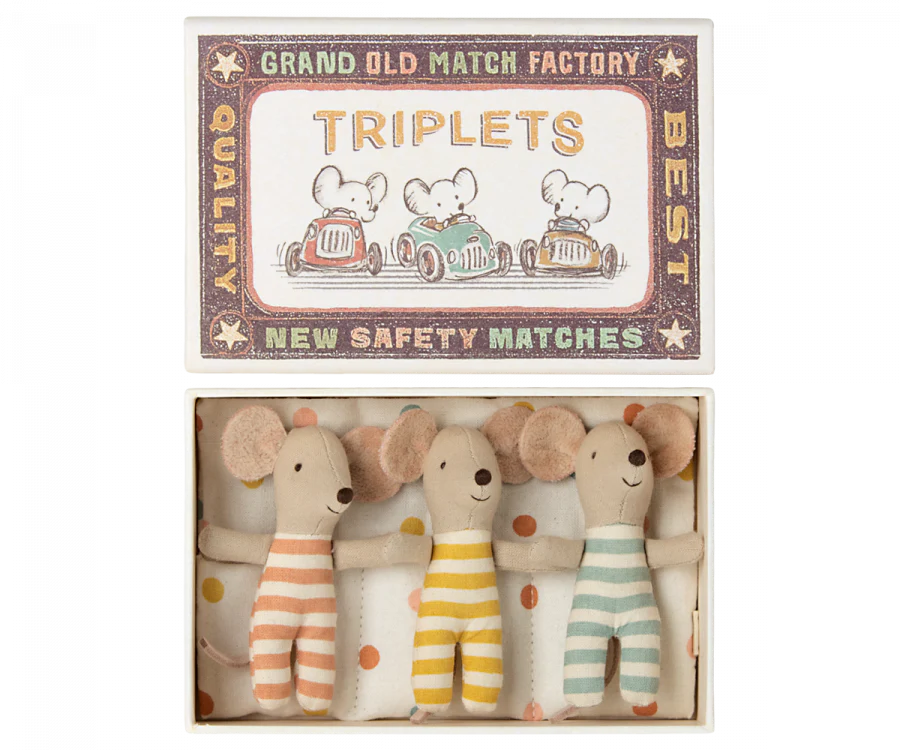 Baby Triplets in Box, by Maileg