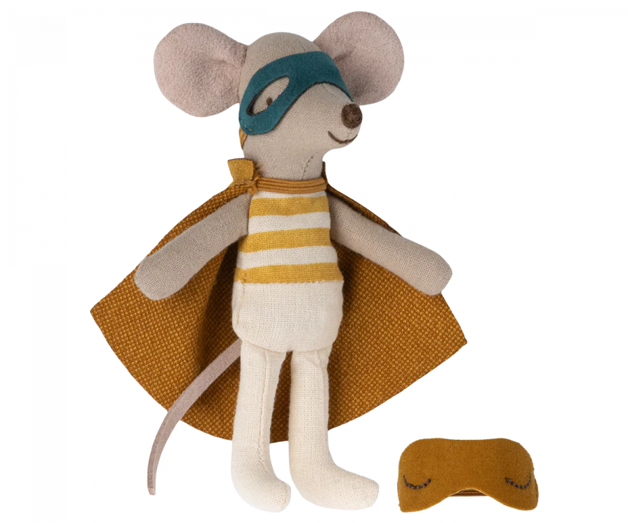 Superhero Mouse, Little Brother, by Maileg