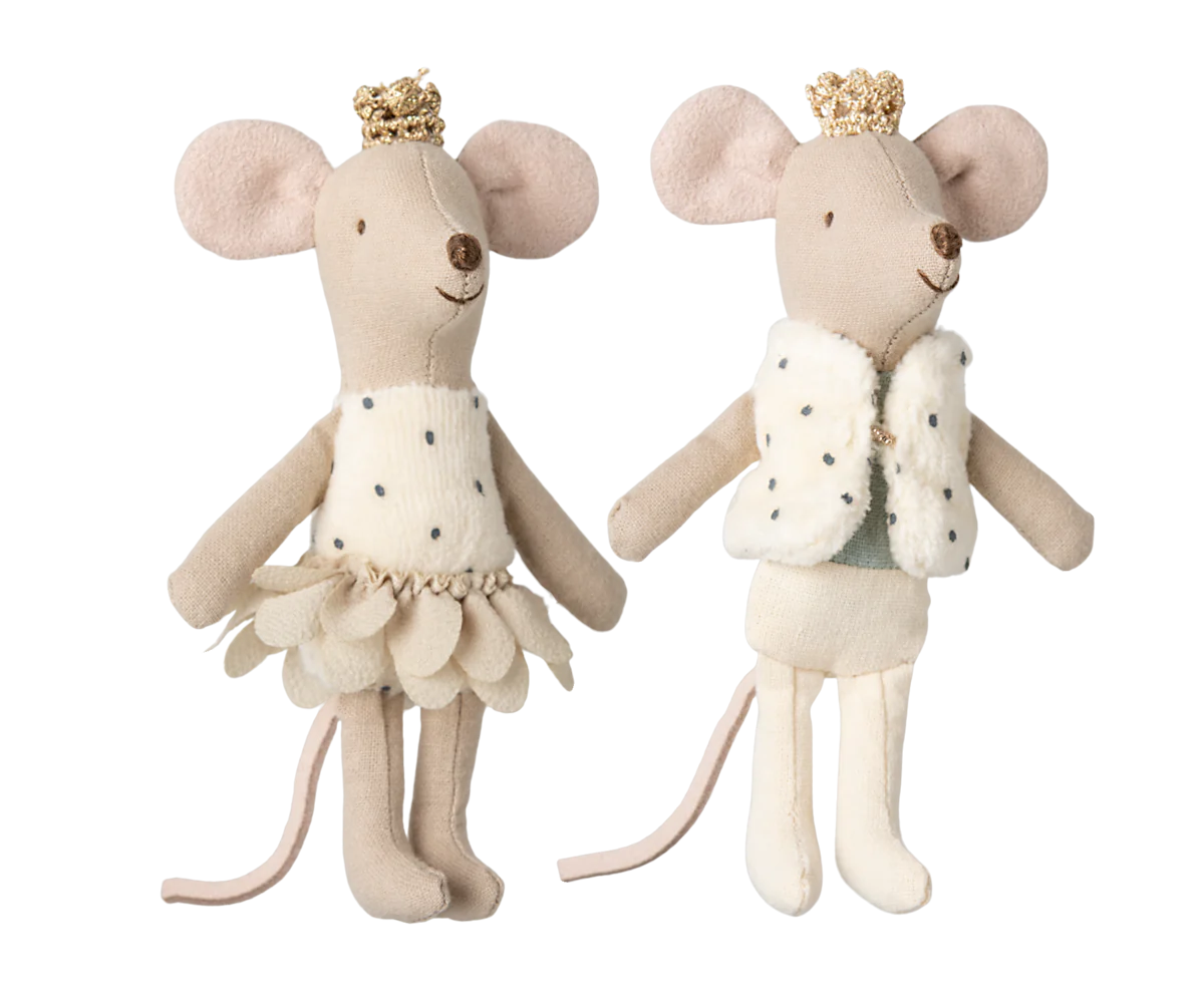 Royal Twin Mice, Little Sister and Brother in Matchbox, by Maileg