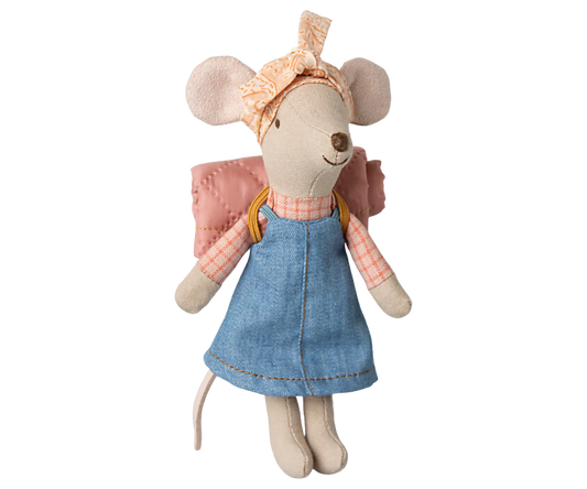 Hiker Mouse, Big Sister, by Maileg