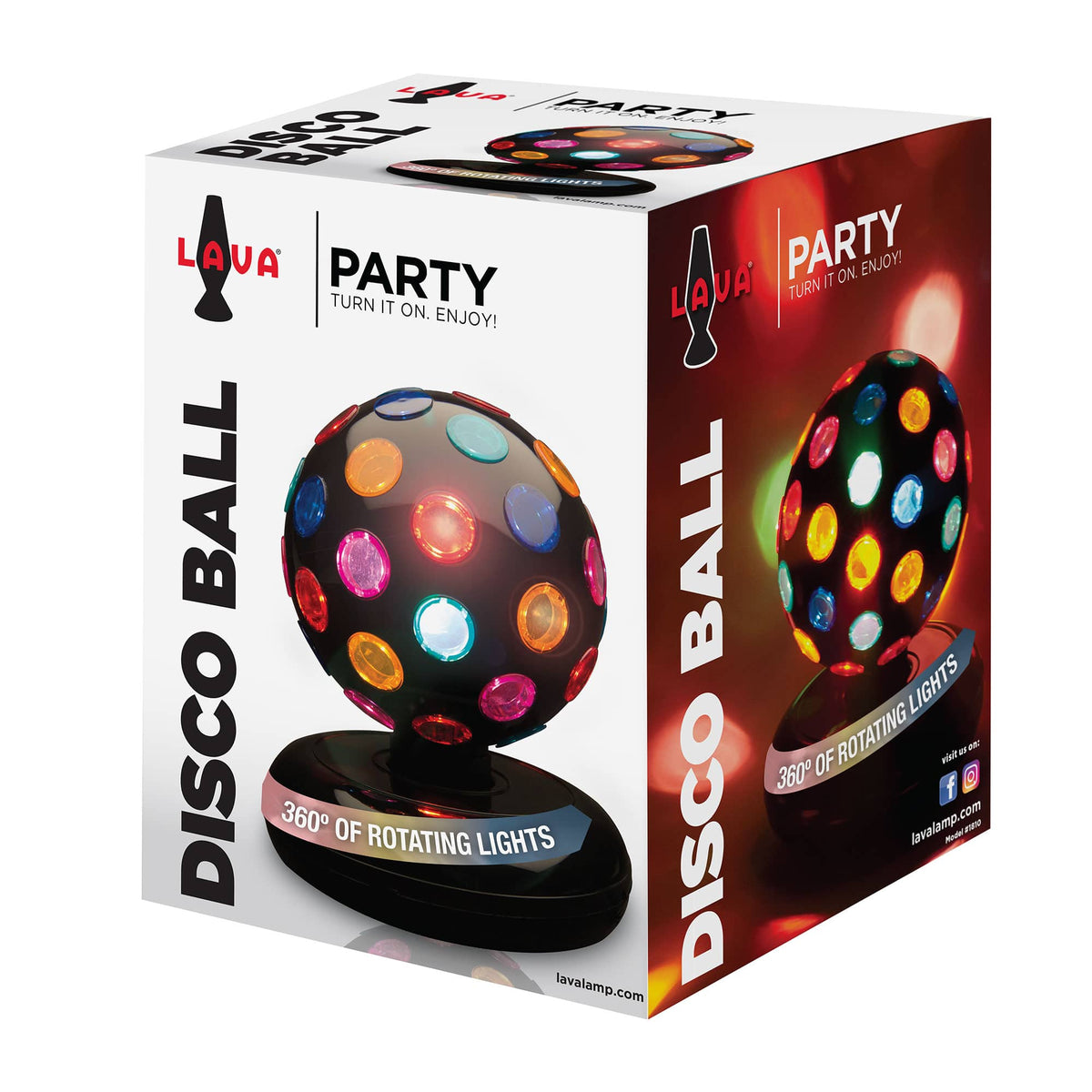 Rotating Disco Ball Party Light
