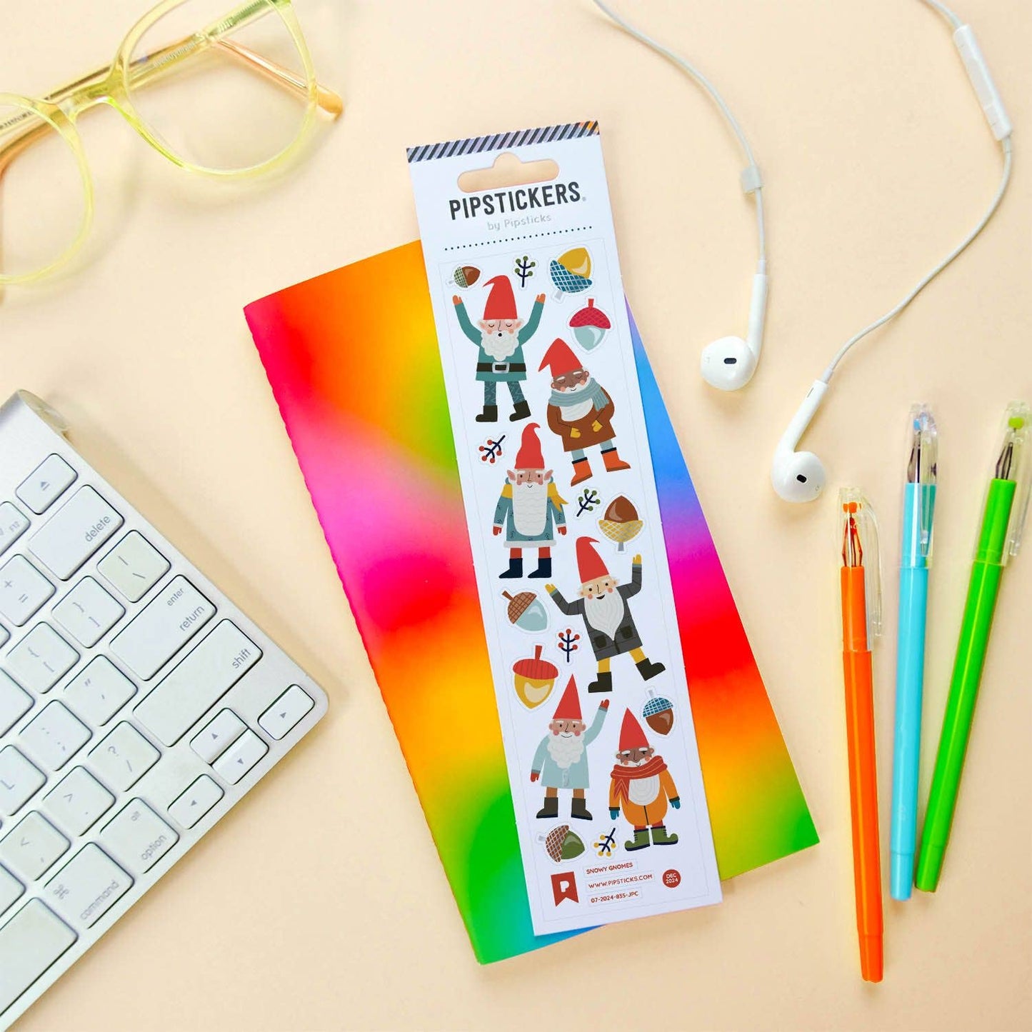 Snowy Gnomes Pipstickers