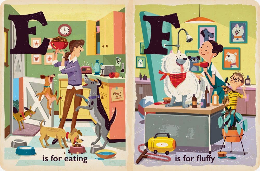 D is for Dogs Board Book