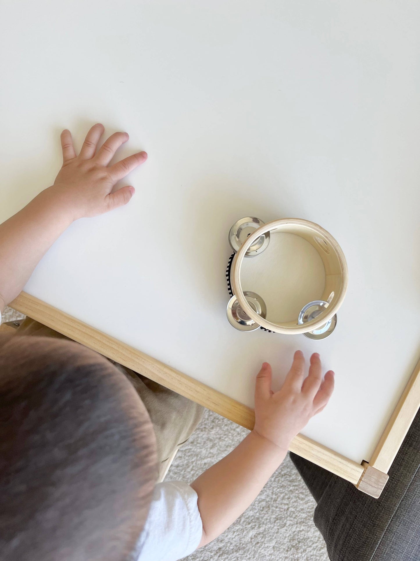Mini Wooden Tambourine