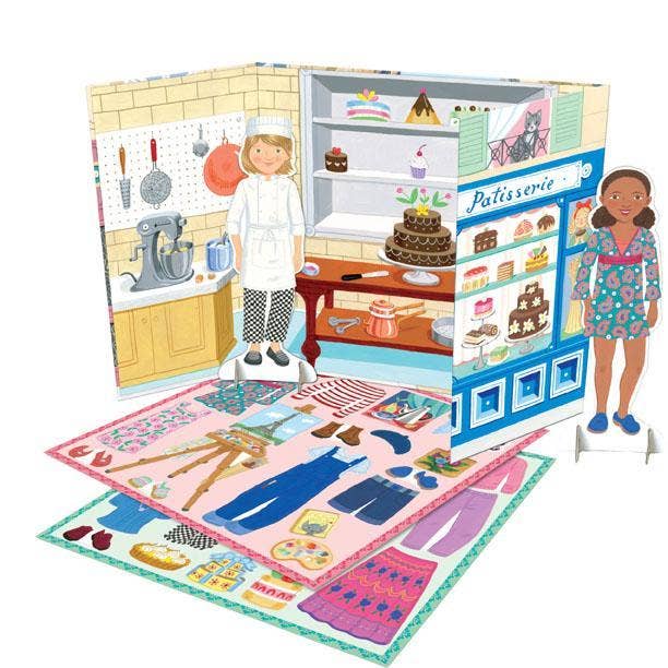 A Day in Paris Paper Dolls by eeBoo