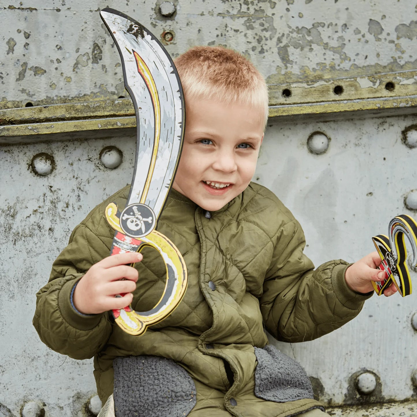 Yellow Pirate Saber Foam Sword
