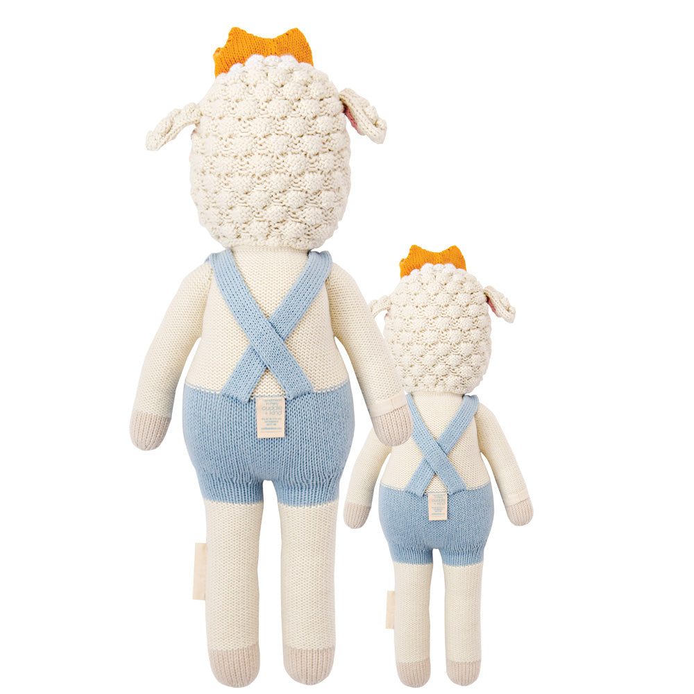 Sebastian the Lamb Cuddle Cuddle + Kind Knit Stuffed Animal