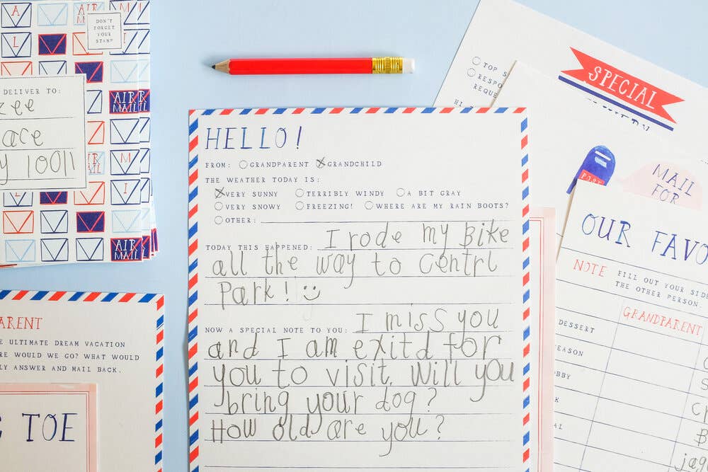 Grandparent + Grandchild Pen Pal Kit by Mr. Boddington's Studio