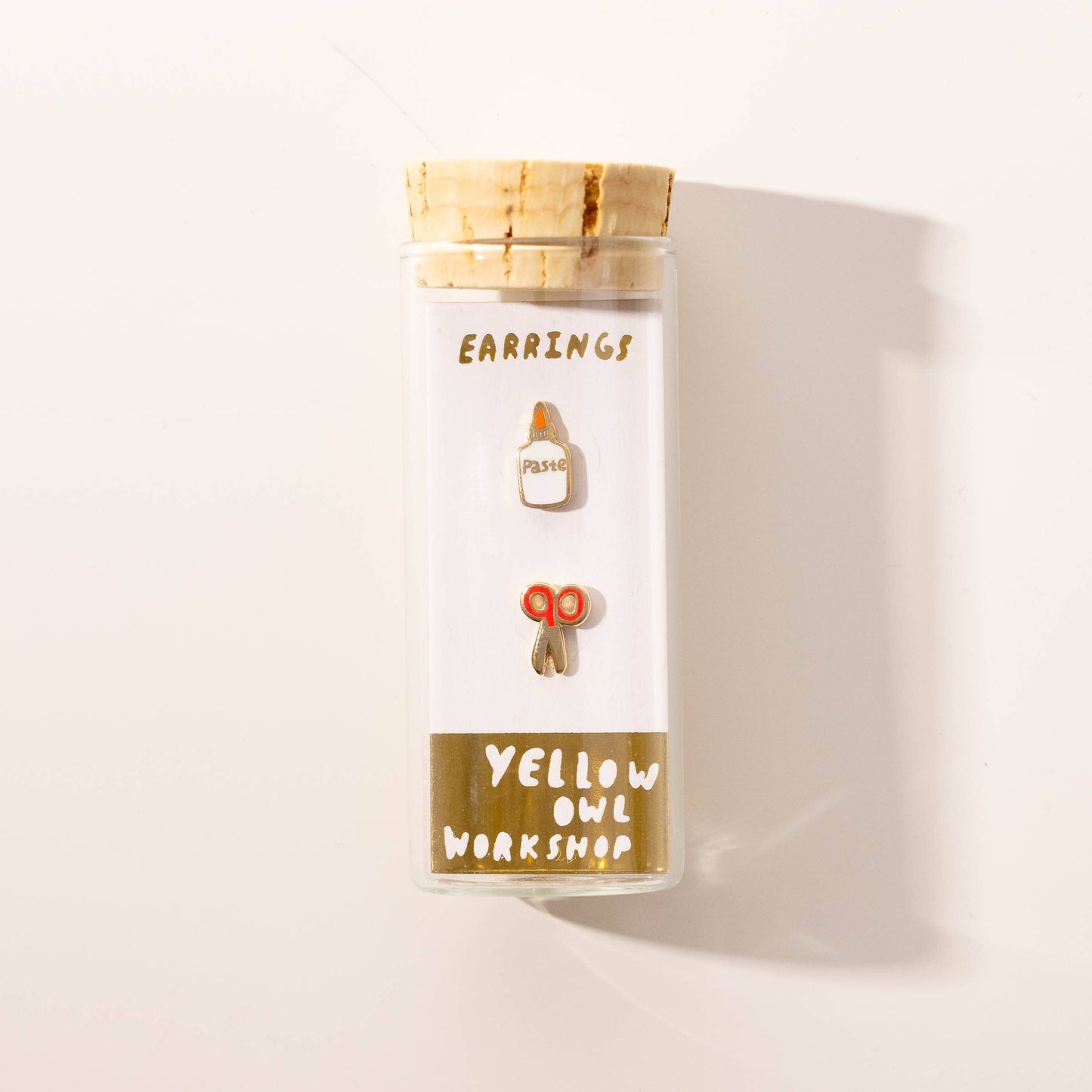 Paste and Scissors Earrings - Yellow Owl Workshop