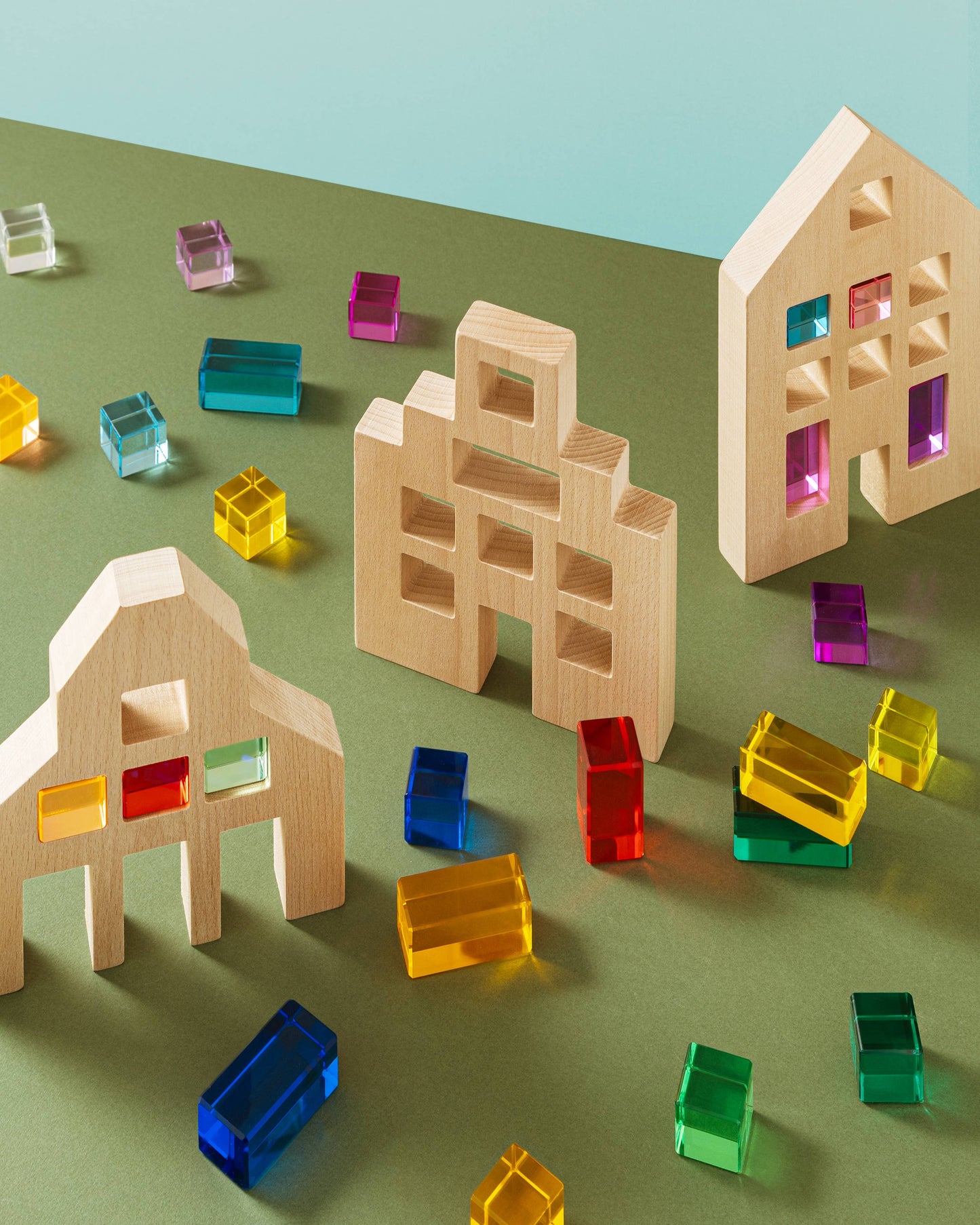 Riley City Blocks & Gems Set by Maison Rue