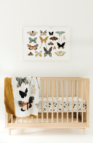 Butterfly Collector Quilt | Cotton Muslin