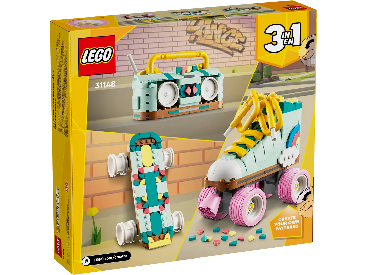 LEGO Creator - 3 in 1 Retro Roller Skates