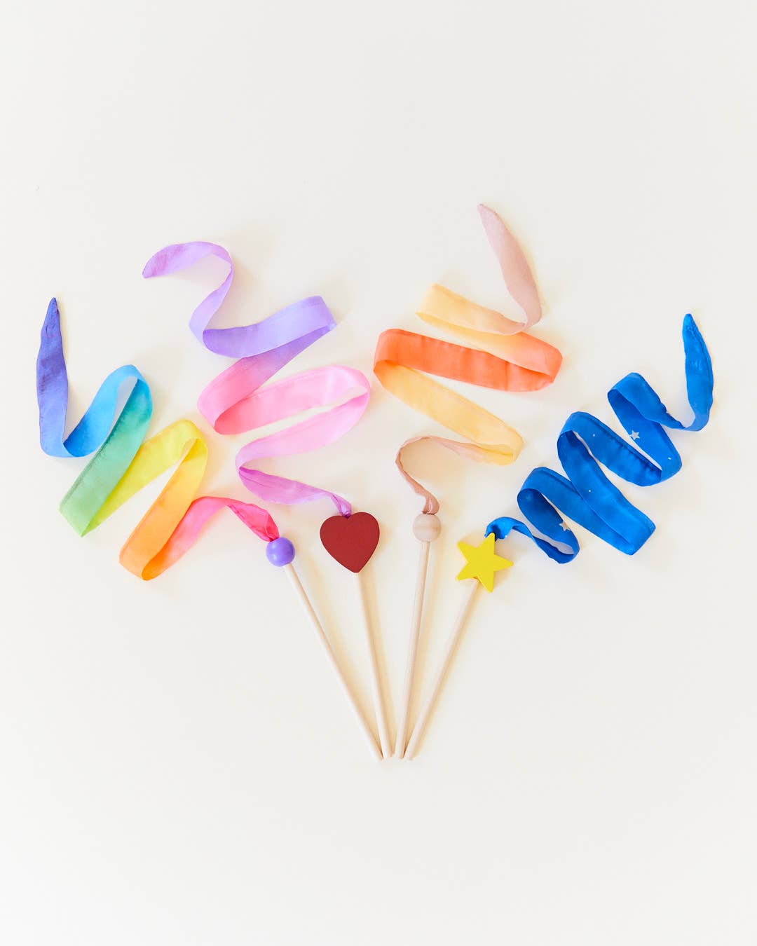 Silk & Wood Wands by Sarah's Silks