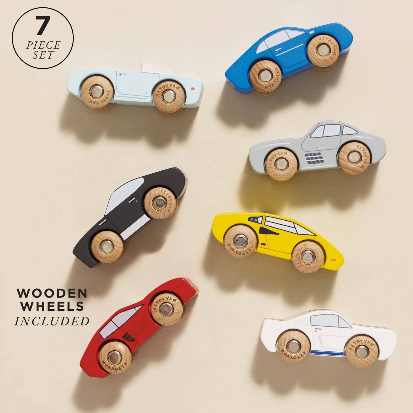Classic Wooden Sports Cars by Le Toy Van
