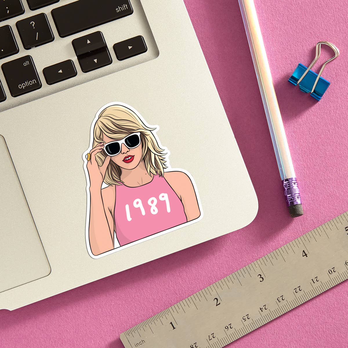 1989 Die Cut Sticker