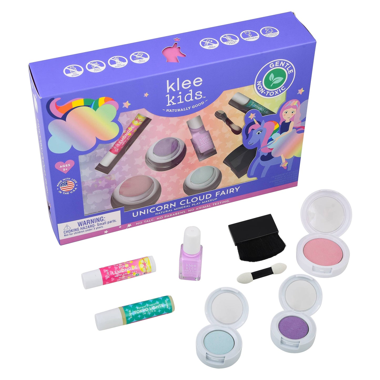 Unicorn Cloud Fairy Deluxe Makeup Kit by Klee Naturals