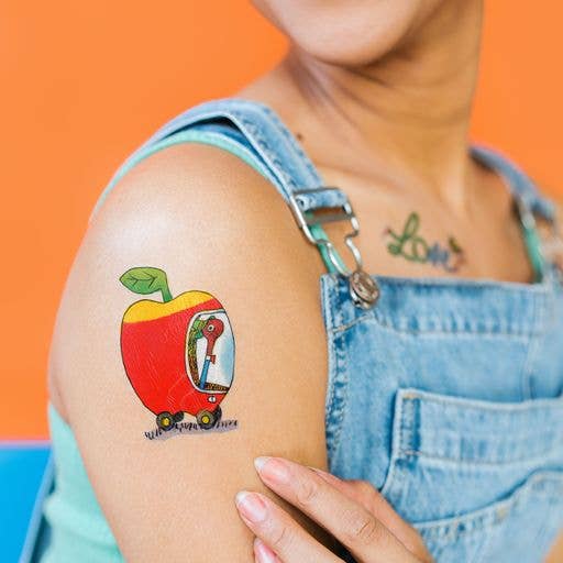 Lowly Apple Car RS Temporary Tattoo Pair