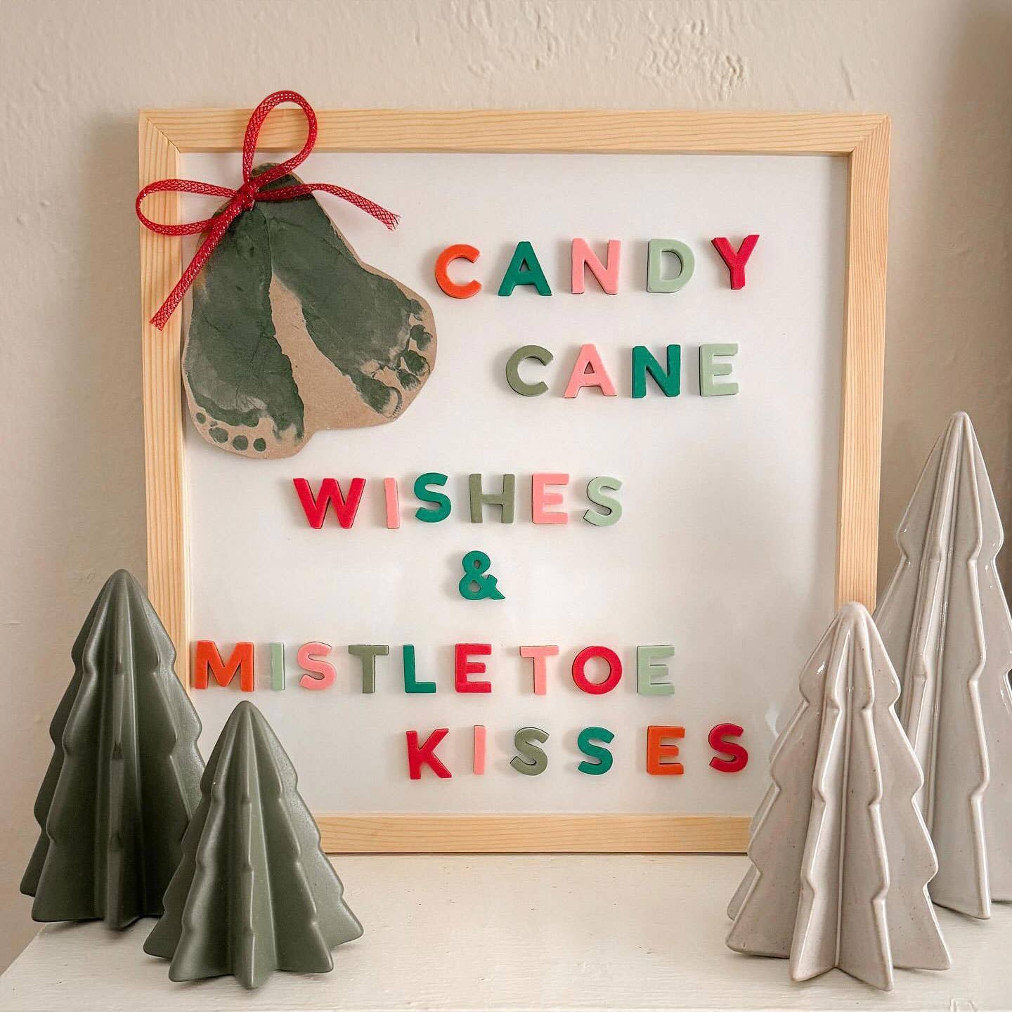 1" Joyful Holiday Rainbow Magnetic Letters by The Type Set Co
