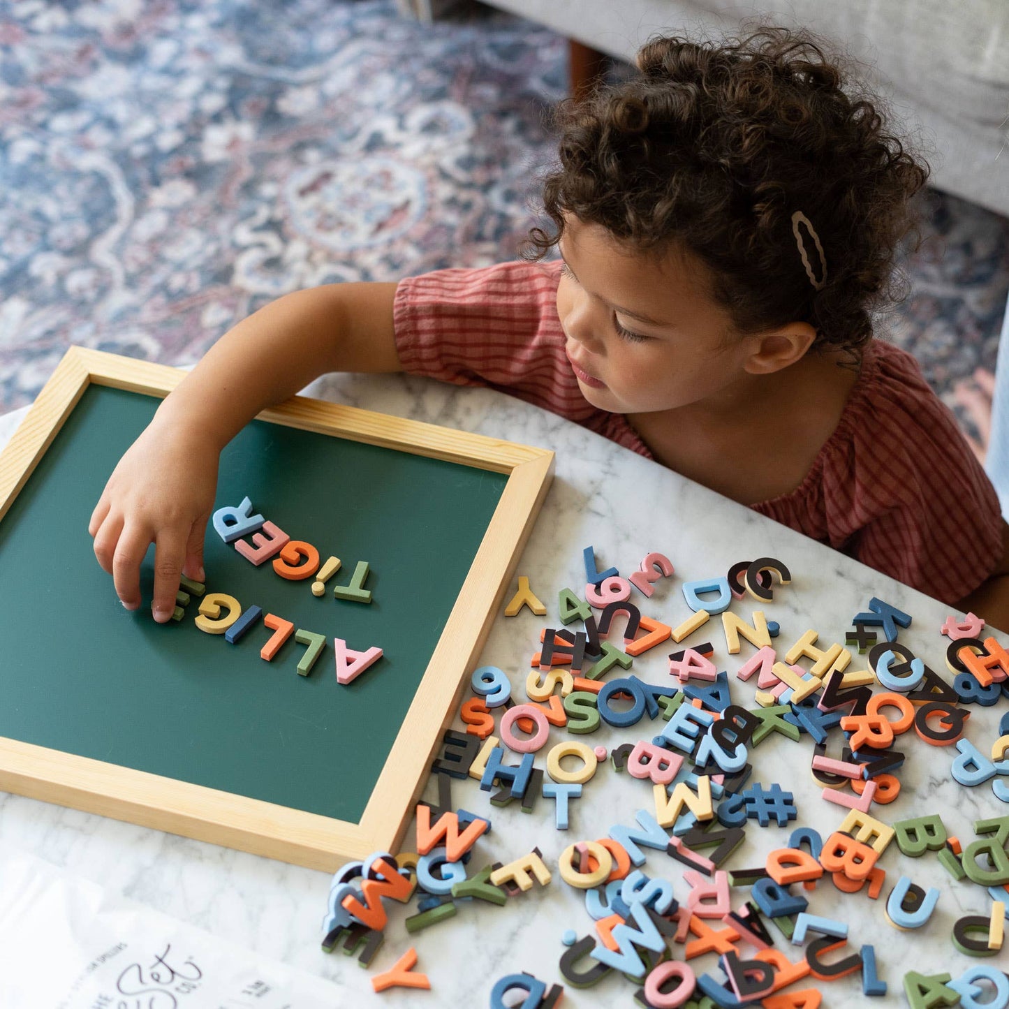 1" Rainbow Mod Magnetic Letters by The Type Set Co