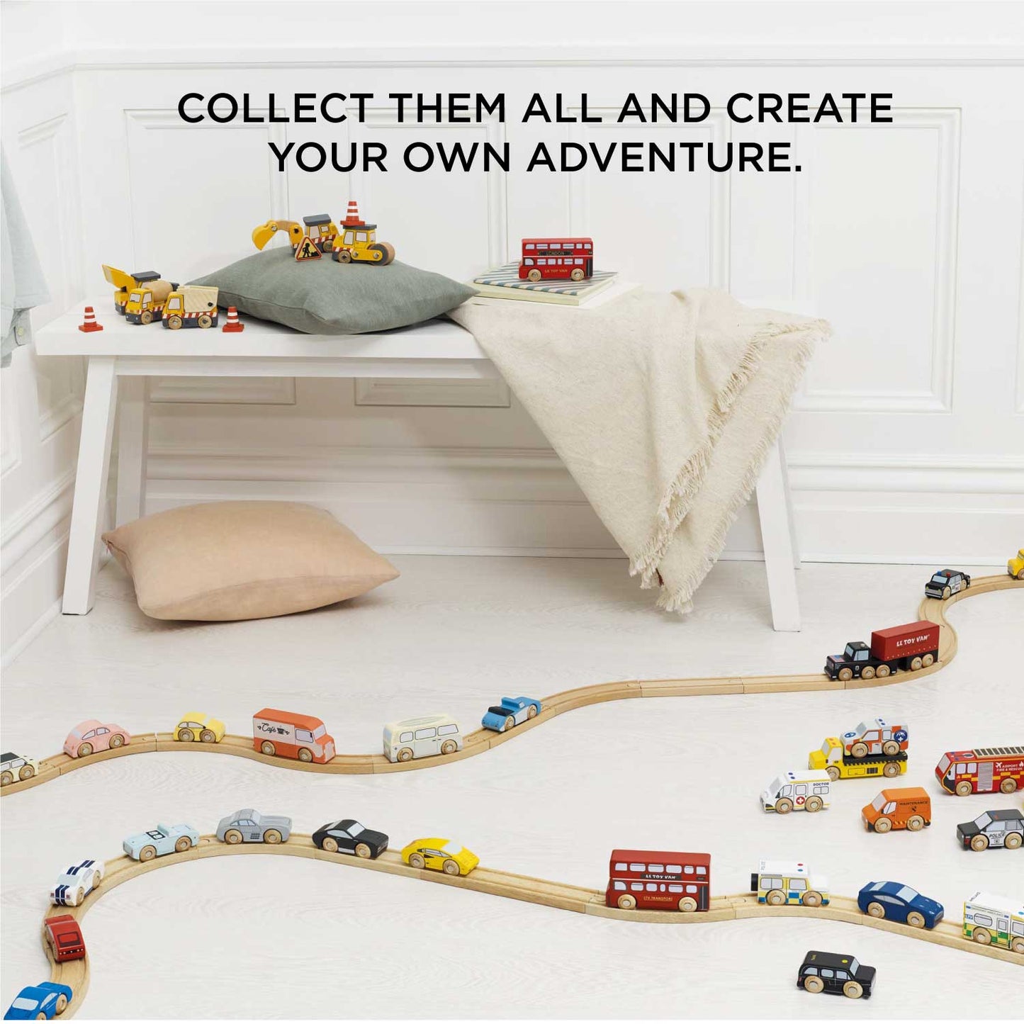 American Wooden Car Set by Le Toy Van