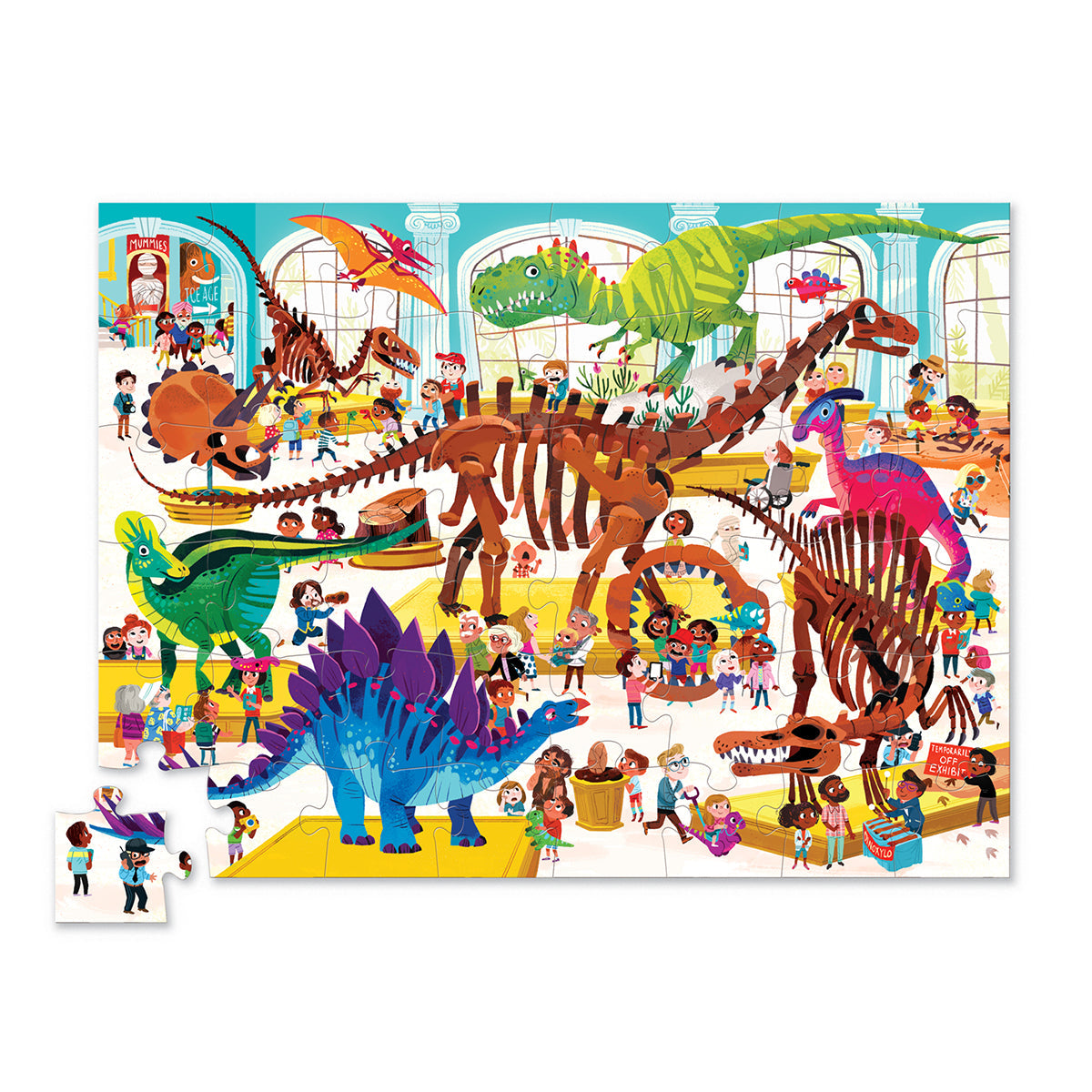 Day at the Dinosaur Museum 48pc Puzzle
